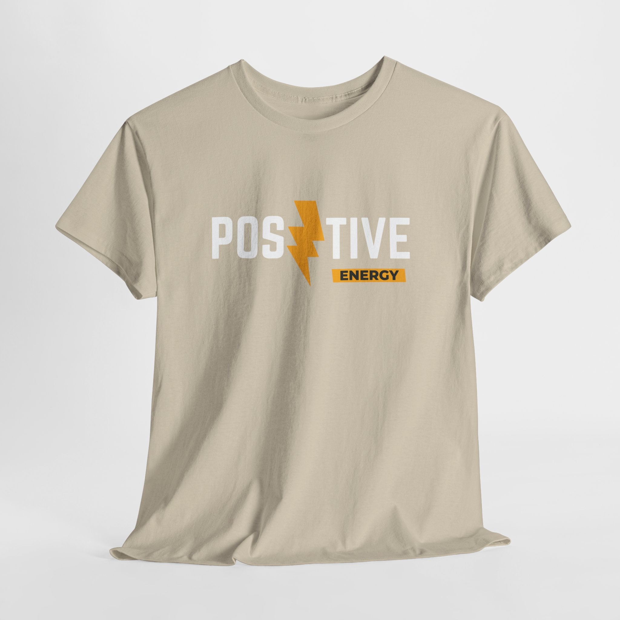 Positive Energy T-Shirt , Lightning Bolt Motivational Tee