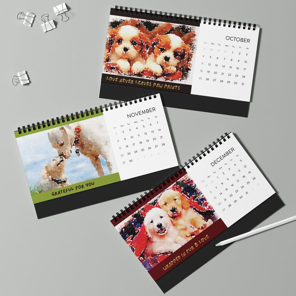 Minimalist Dog Calendar 2026 – Modern & Timeless, Gift for Dog Lover