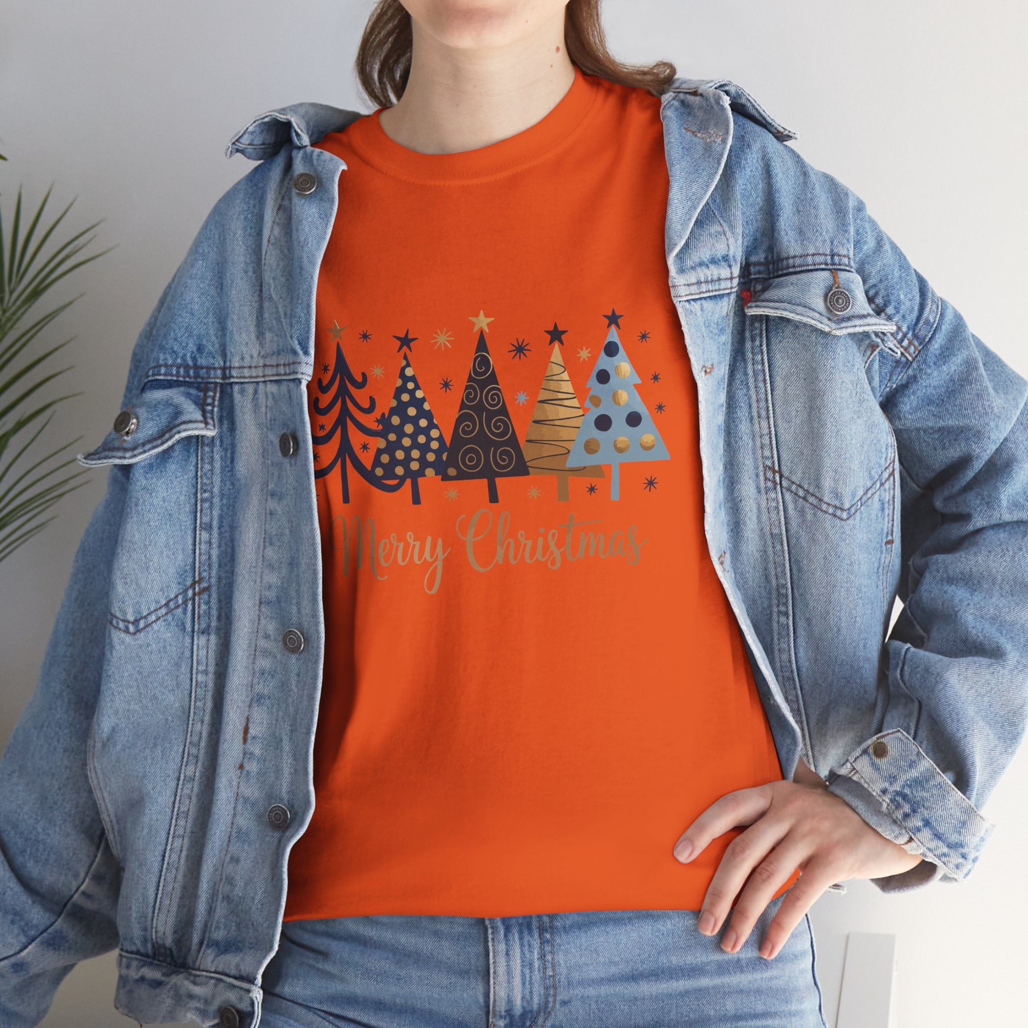 Merry Christmas Tree Shirt, Holiday Tee, Retro Winter Graphic, Christmas Gift for Her