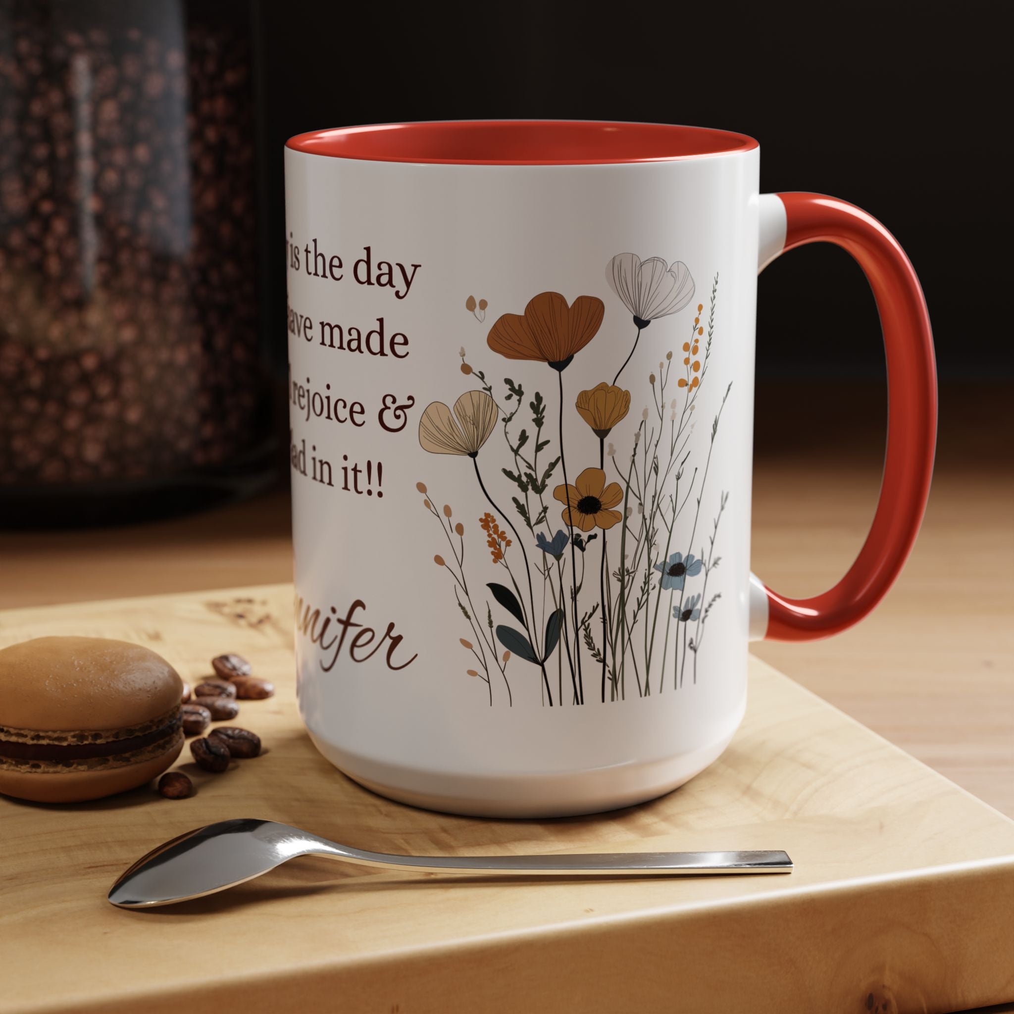 Custom Coffee Mug, Personalized Mug,  Psalm 118 Mug