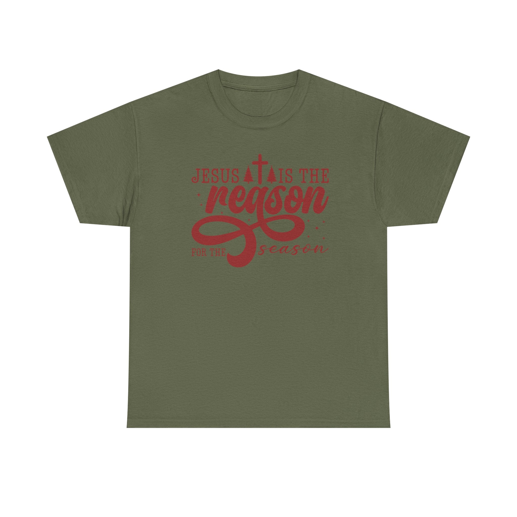 Christian Christmas T-Shirt - Jesus Is the Reason for the Season Holiday Tee