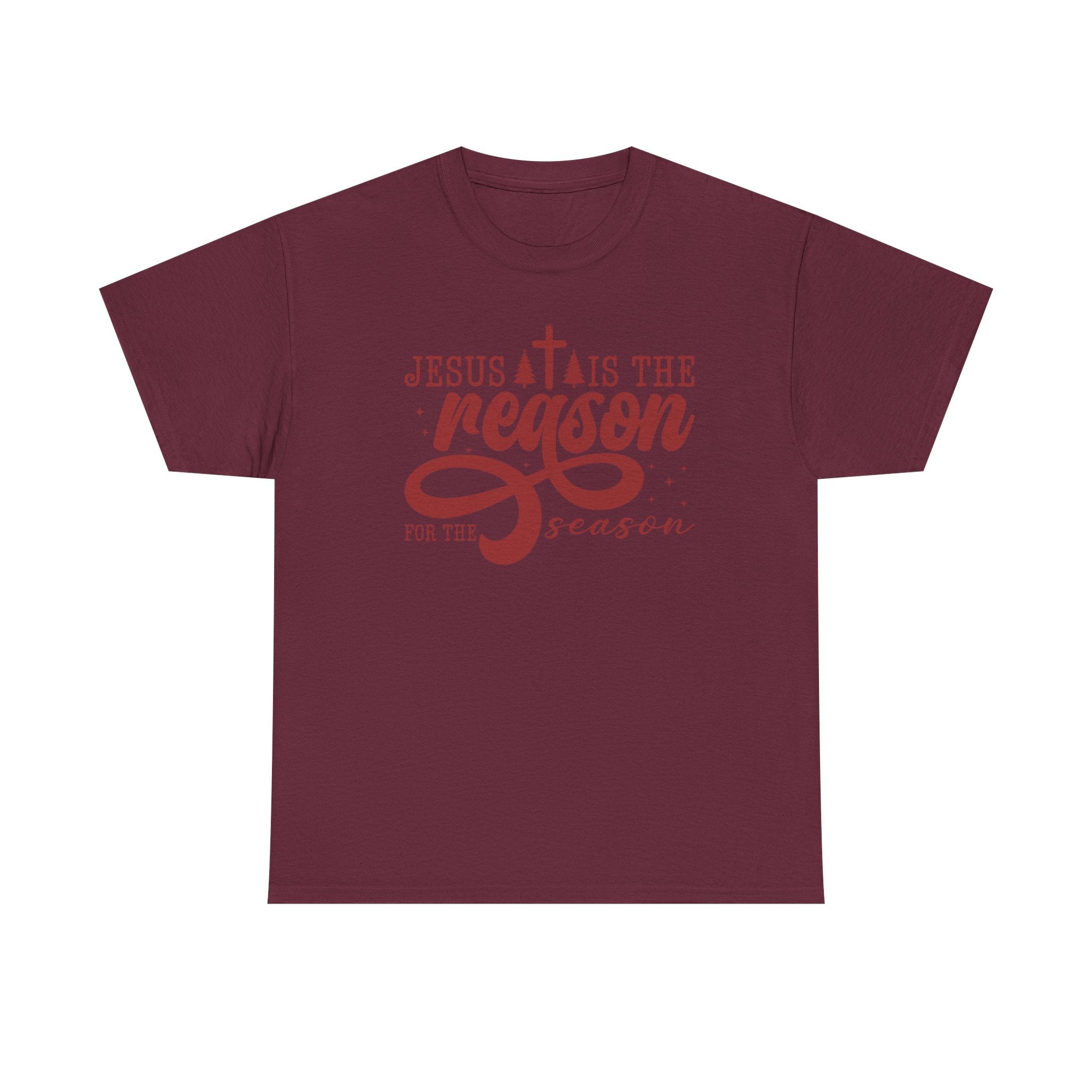Christian Christmas T-Shirt - Jesus Is the Reason for the Season Holiday Tee