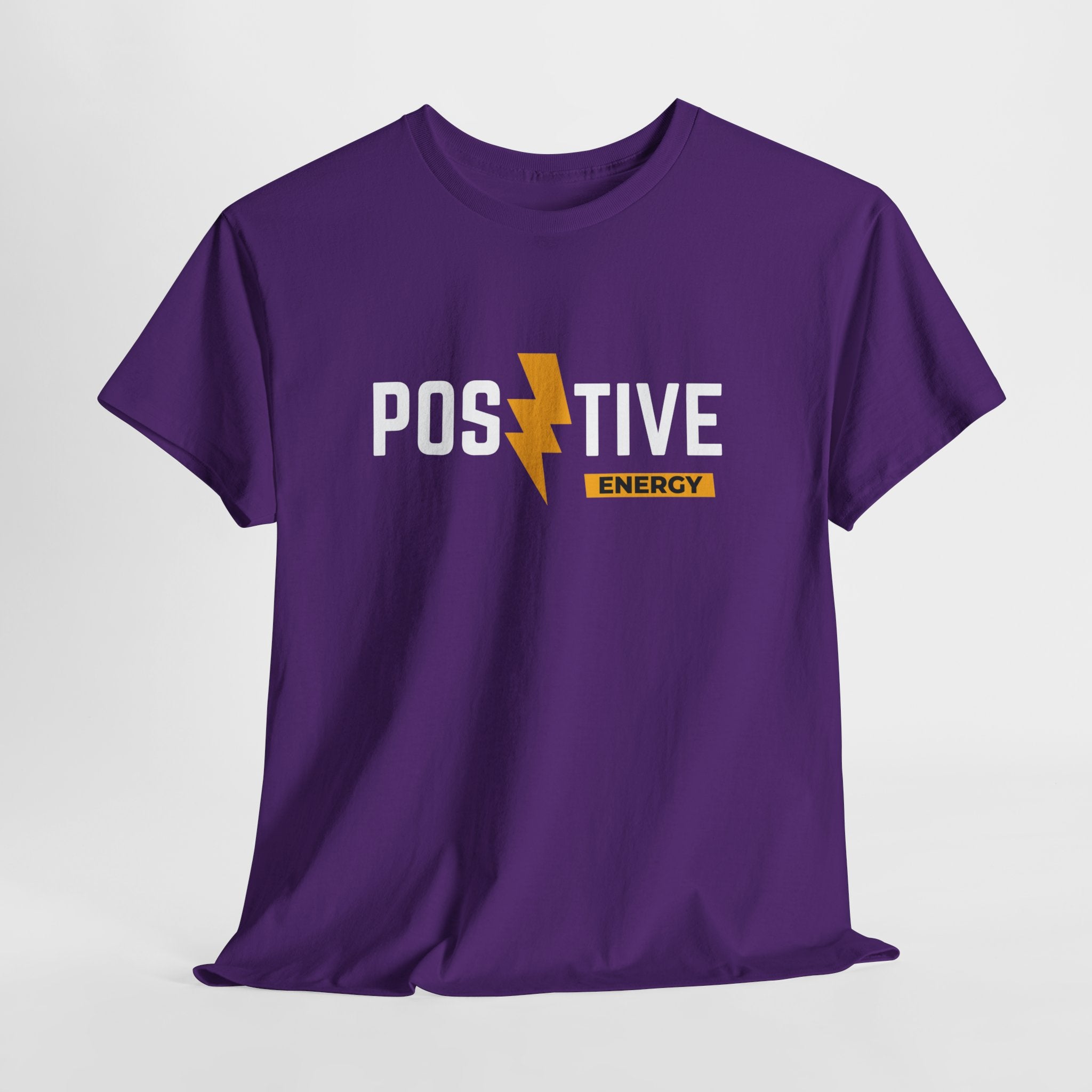 Positive Energy T-Shirt , Lightning Bolt Motivational Tee