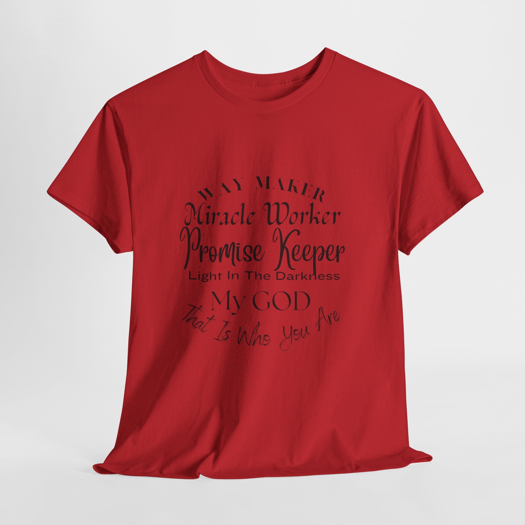 Way Maker, Miracle Worker  T-Shirt,  Christian Faith Tee, Inspirational Gospel T- Shirt