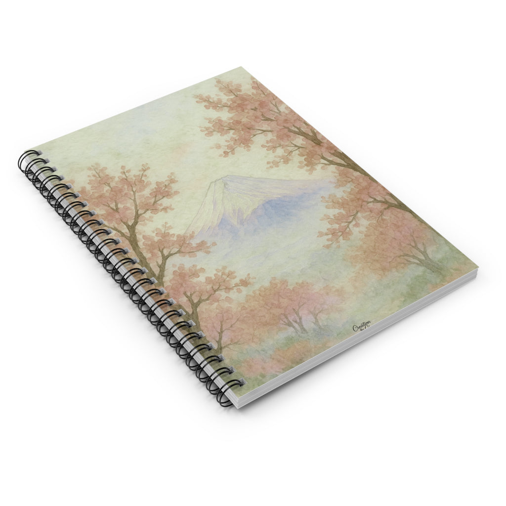 Serene Mountain Spiral Notebook - Nature Inspired Journal, Perfect for Note-Taking, Planning, Gifts, Study, Travel Diary