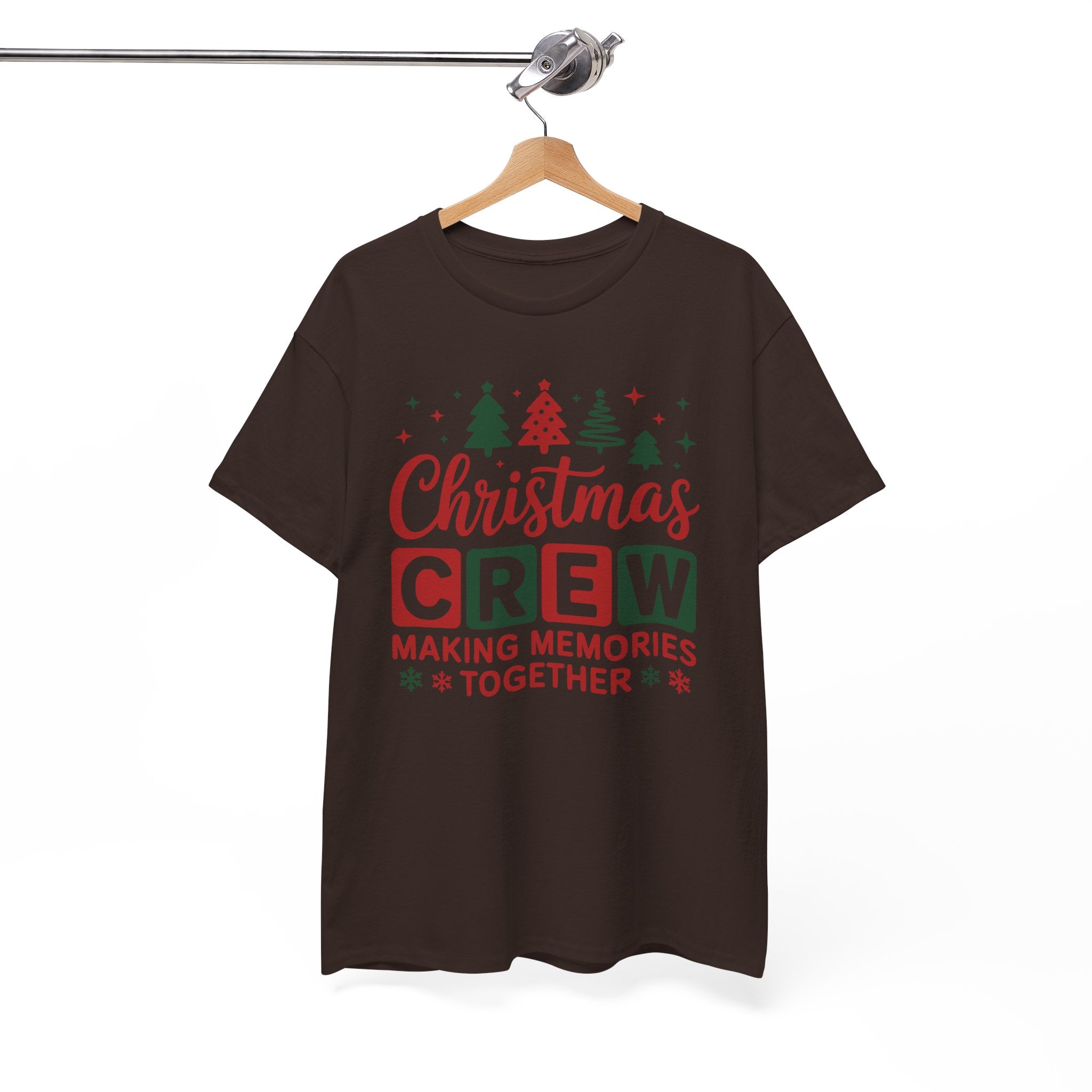 Christmas Crew Tee - Unisex Heavy Cotton Tee - "Making Memories Together" Family Holiday Shirt