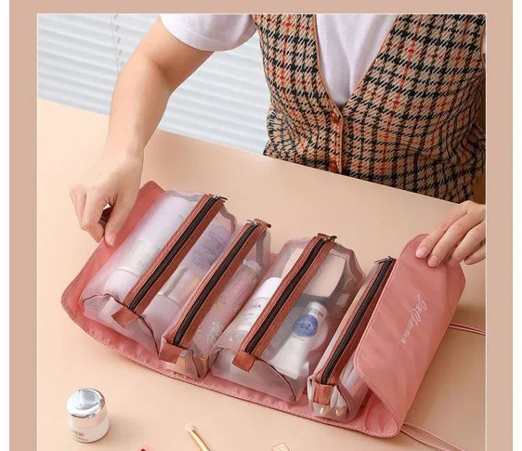Makeup Bag Portable Large Capacity Beauty and Skincare Storage Bag High Appearance Level Waterproof Clutch Bag