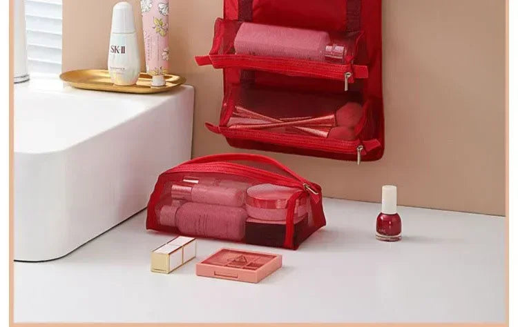 Makeup Bag Portable Large Capacity Beauty and Skincare Storage Bag High Appearance Level Waterproof Clutch Bag