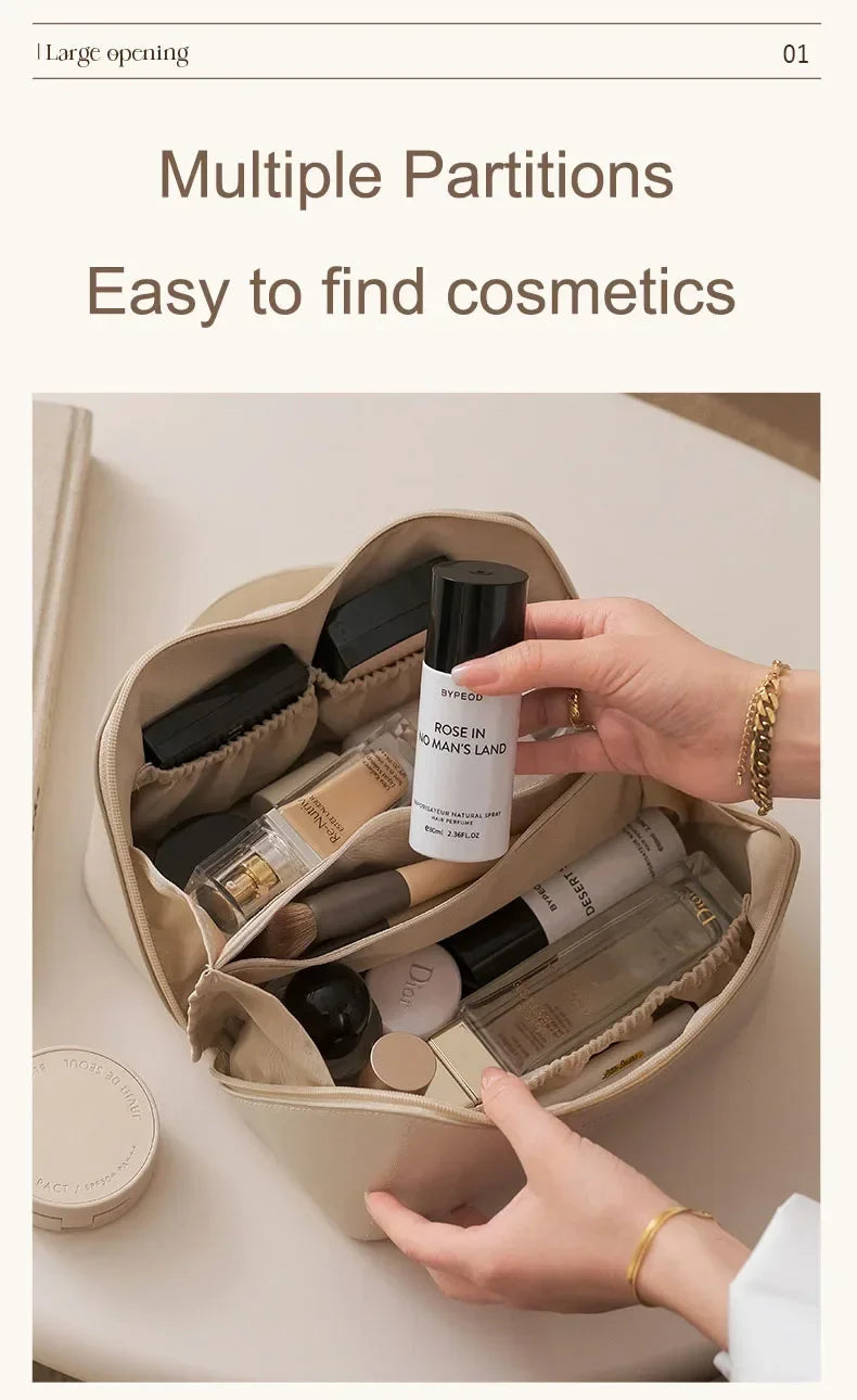 Makeup Bag Portable Large Capacity Beauty and Skincare Storage Bag High Appearance Level Waterproof Clutch Bag