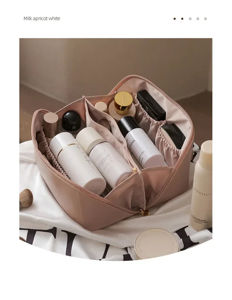 Makeup Bag Portable Large Capacity Beauty and Skincare Storage Bag High Appearance Level Waterproof Clutch Bag