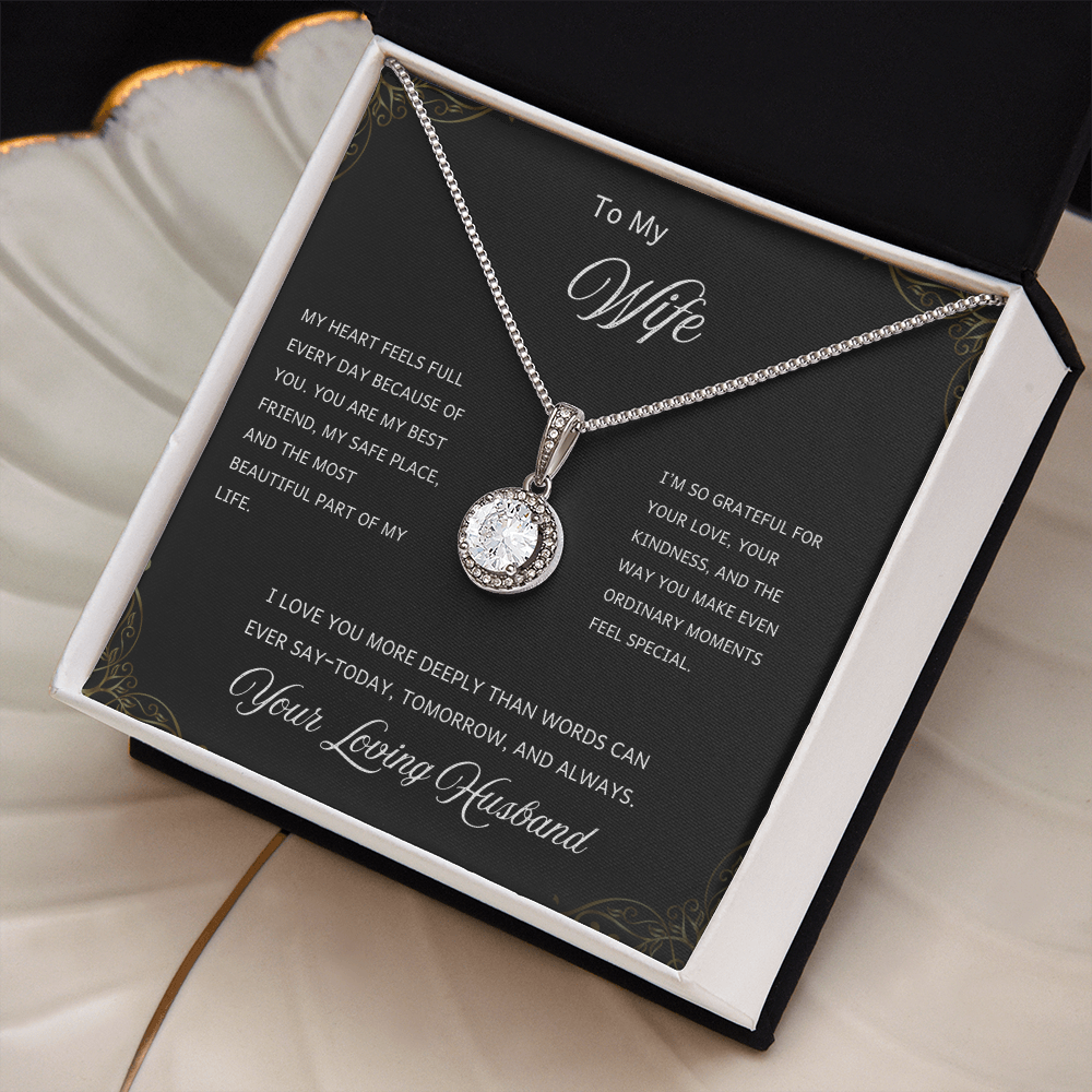 To My Wife Beautiful Necklace I Birthday I Anniversary Gift