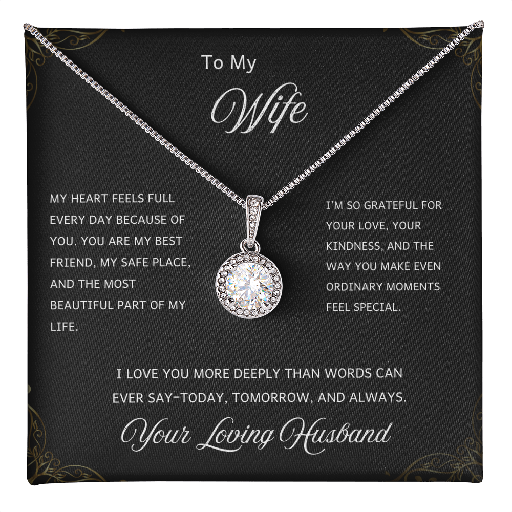 To My Wife Beautiful Necklace I Birthday I Anniversary Gift