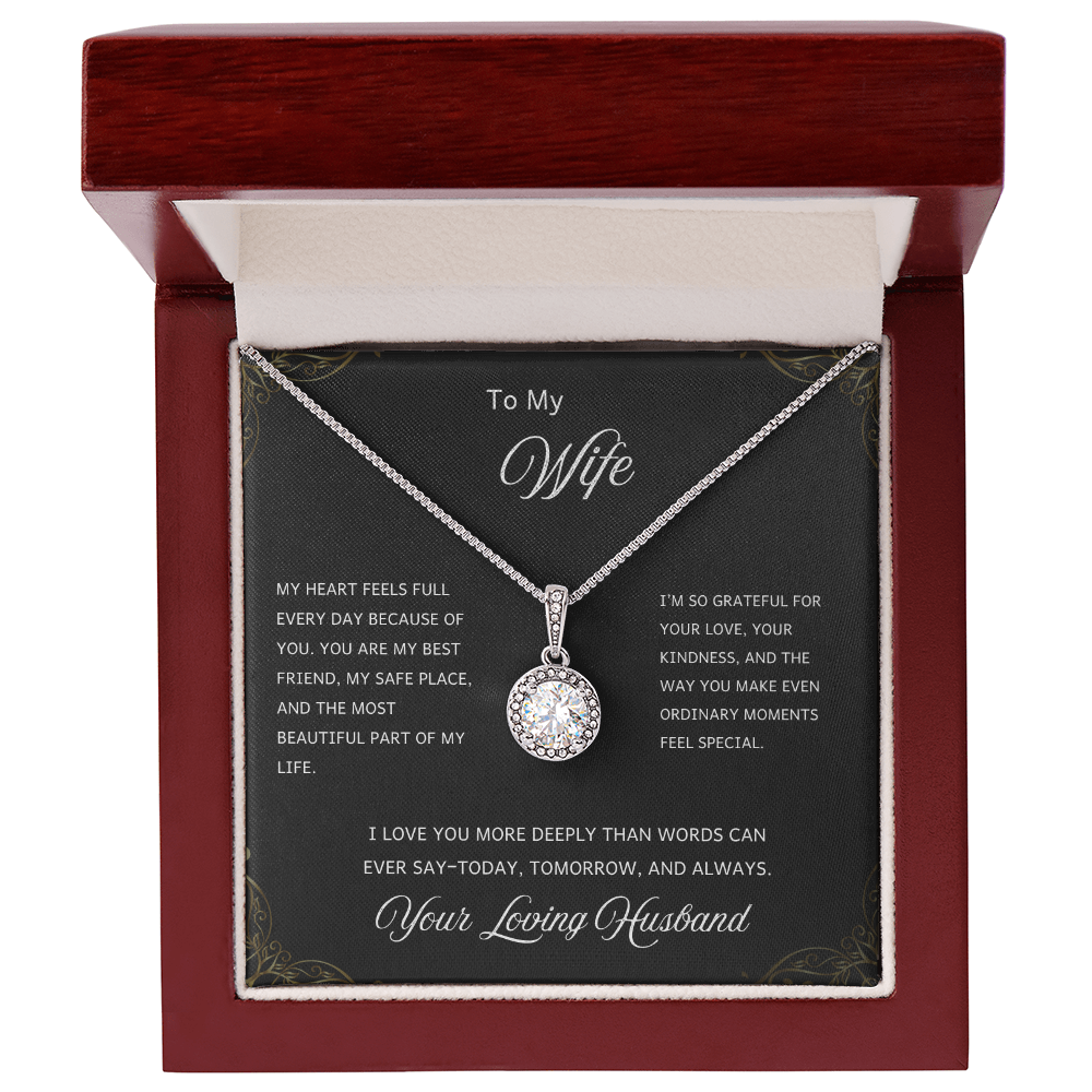 To My Wife Beautiful Necklace I Birthday I Anniversary Gift