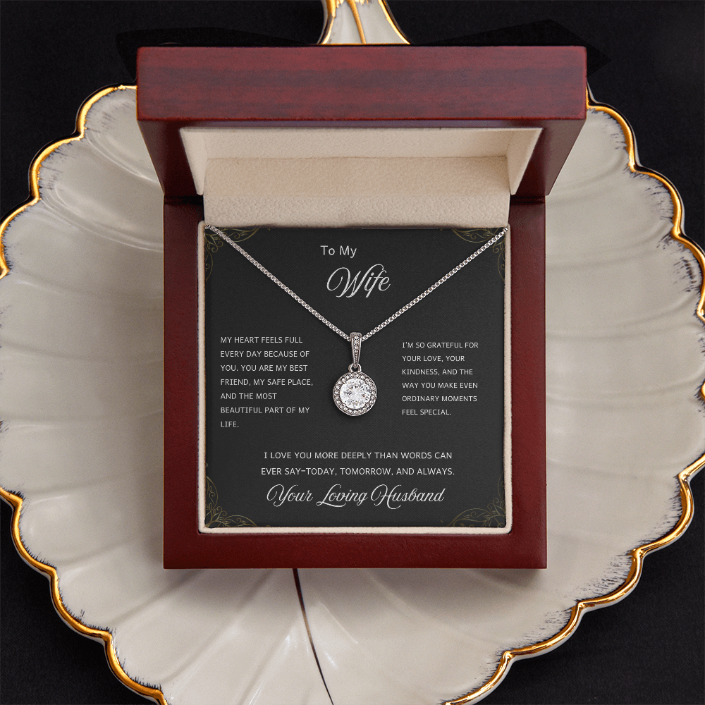To My Wife Beautiful Necklace I Birthday I Anniversary Gift
