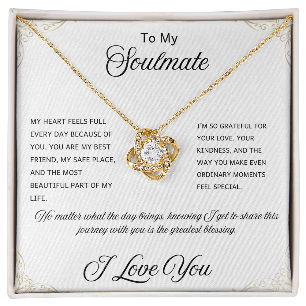 To My Soulmate Necklace I Birthday I Anniversary