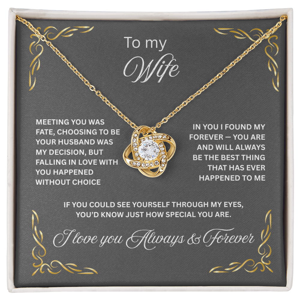 To my Wife Necklace I Birthday I Anniversary