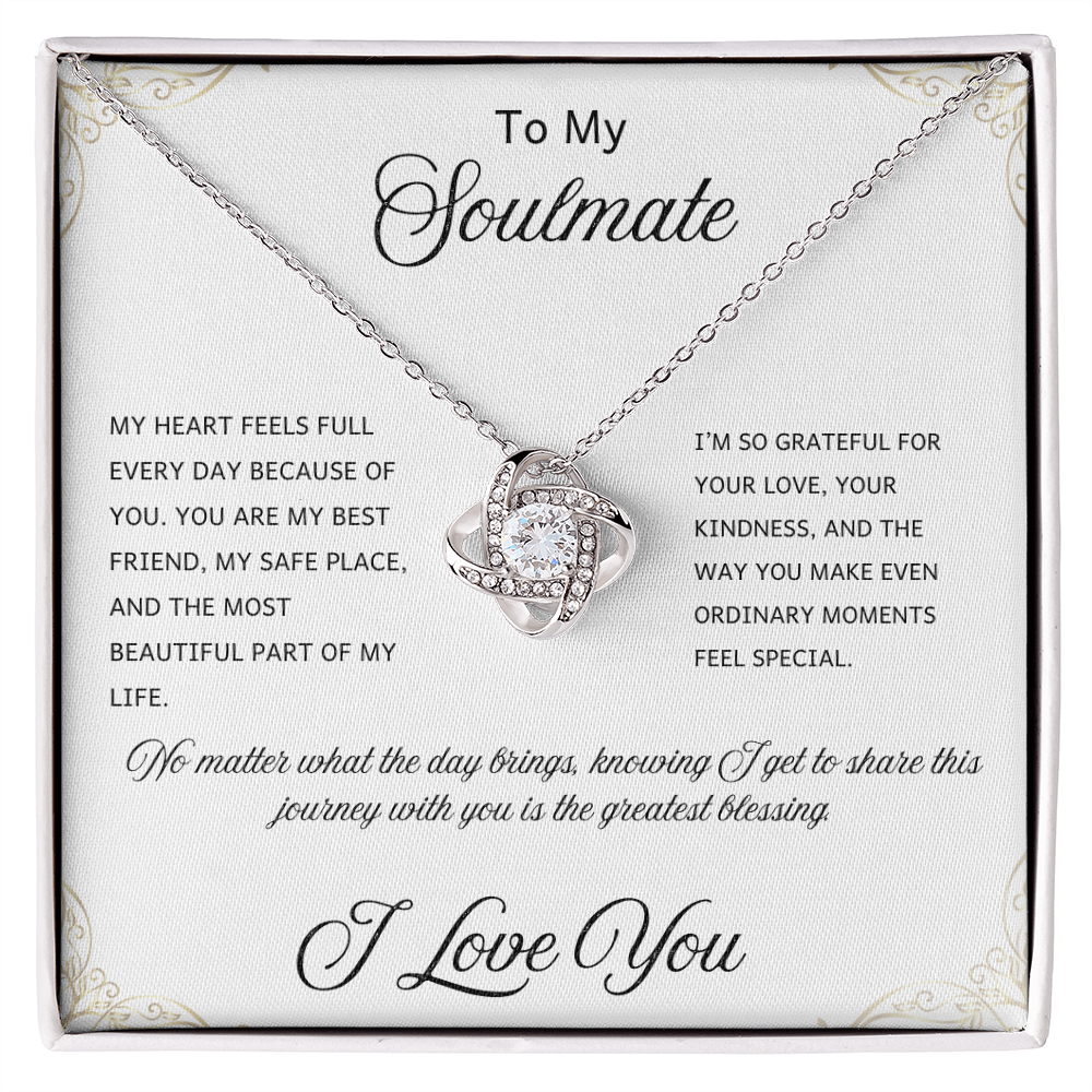 To My Soulmate Necklace I Birthday I Anniversary