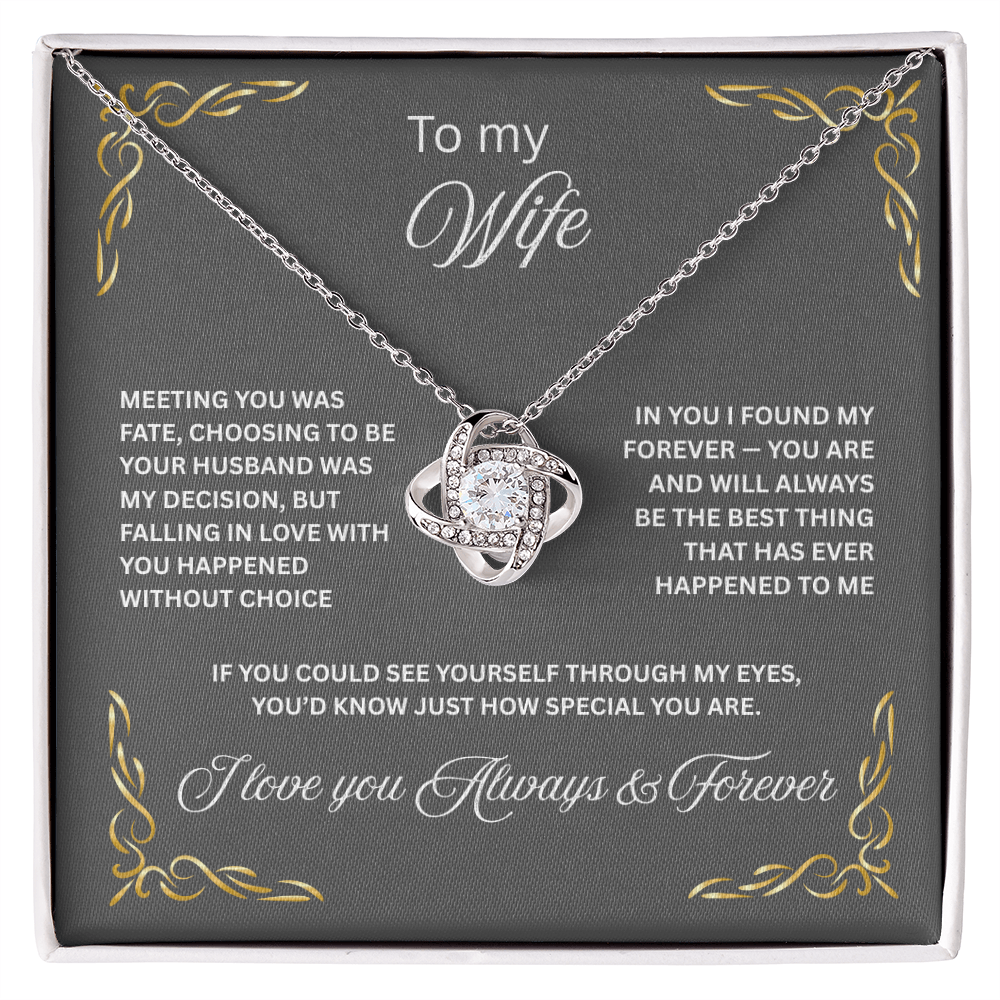 To my Wife Necklace I Birthday I Anniversary