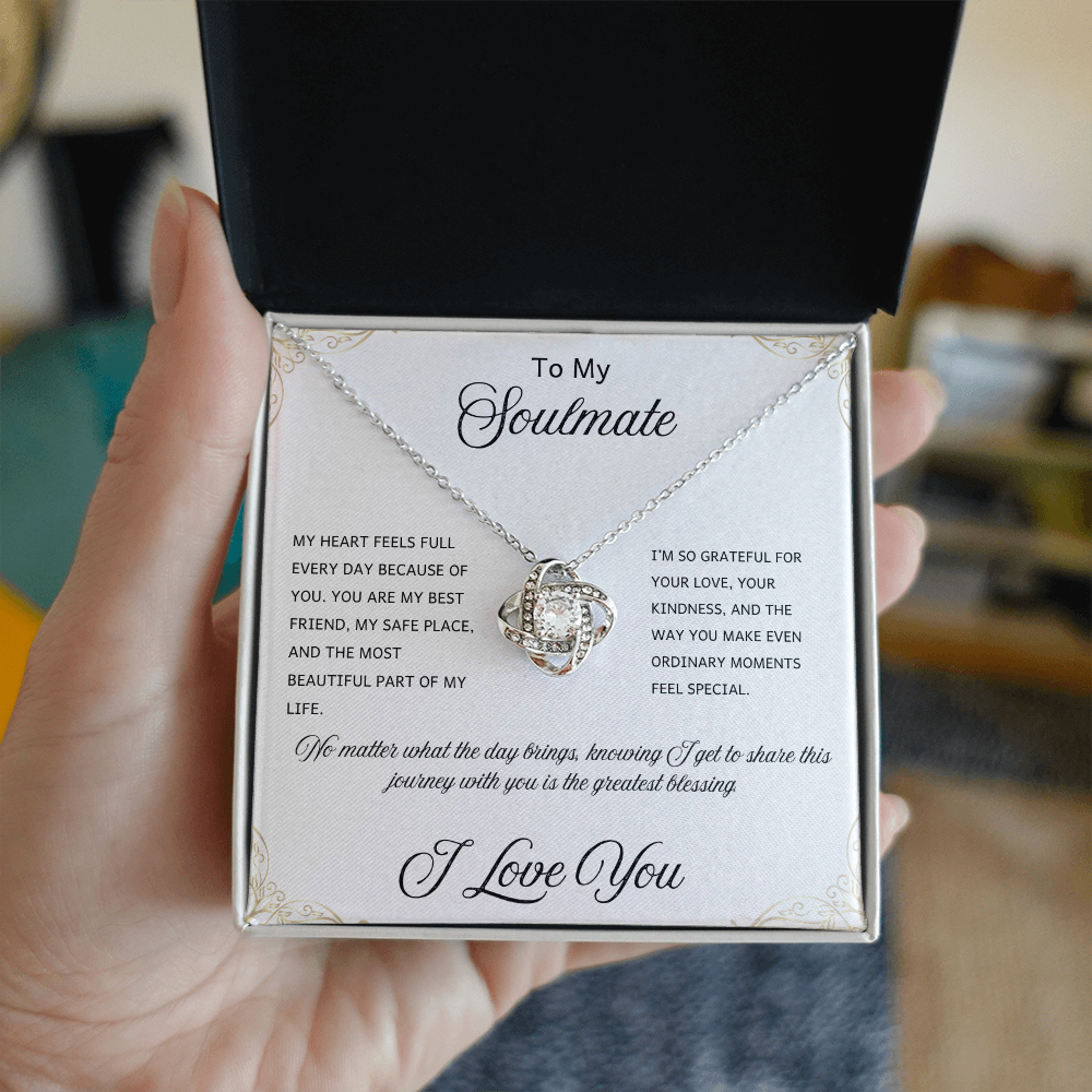 To My Soulmate Necklace I Birthday I Anniversary