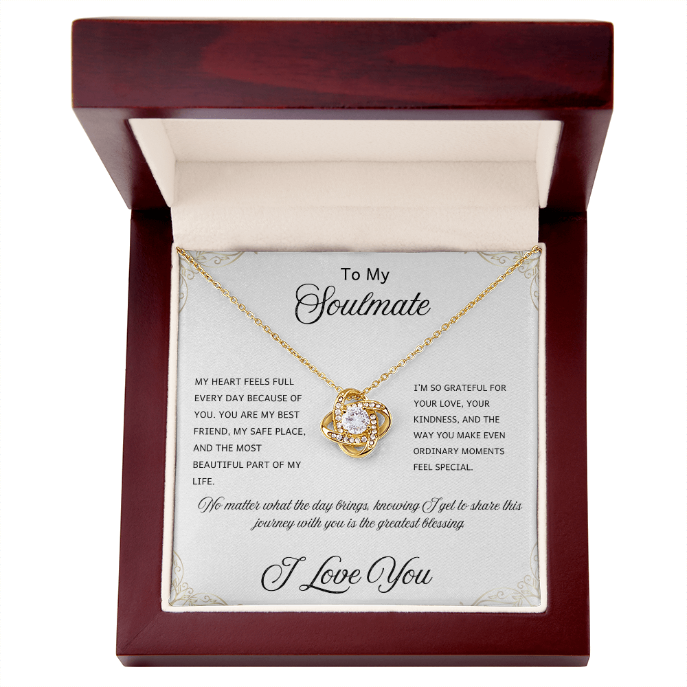 To My Soulmate Necklace I Birthday I Anniversary