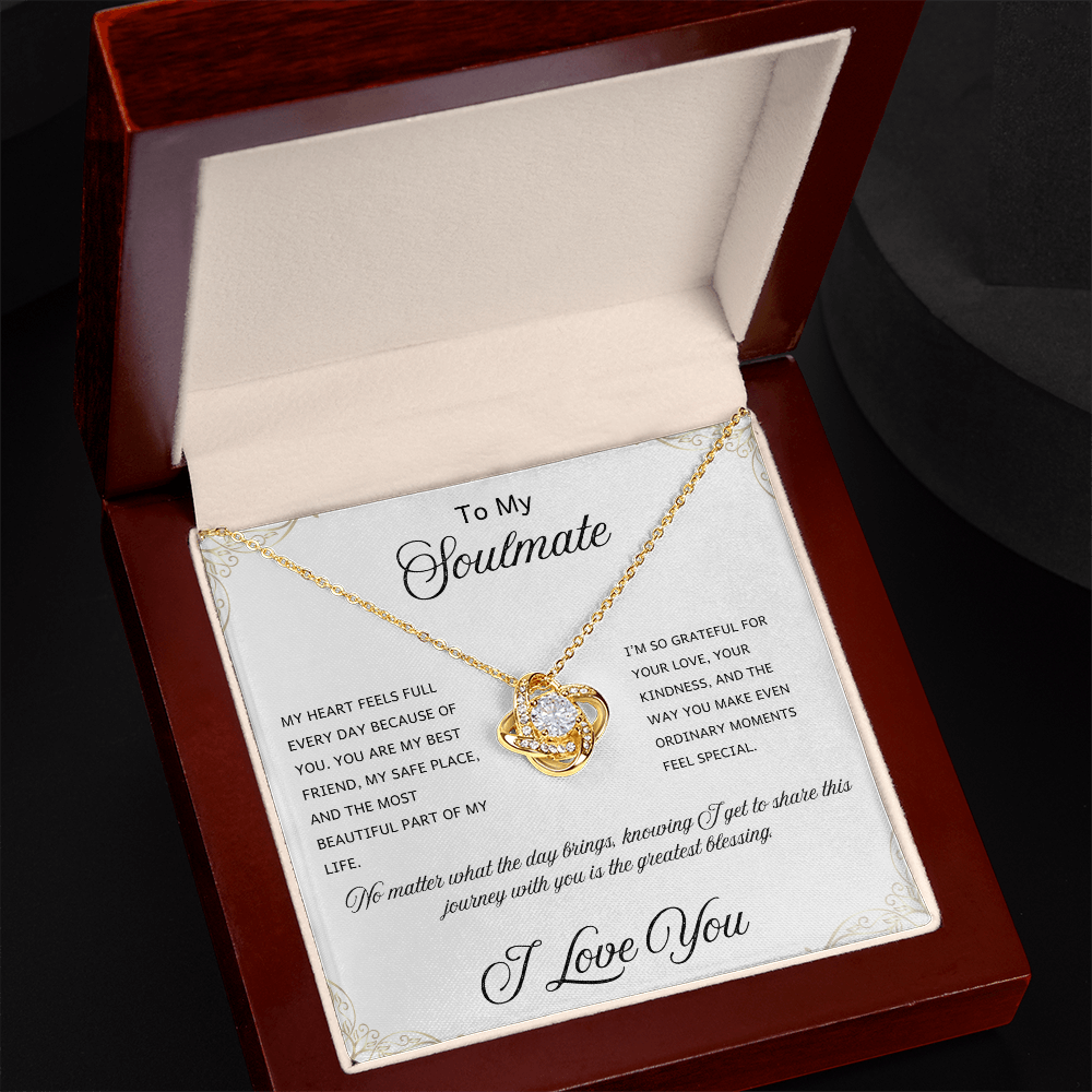 To My Soulmate Necklace I Birthday I Anniversary