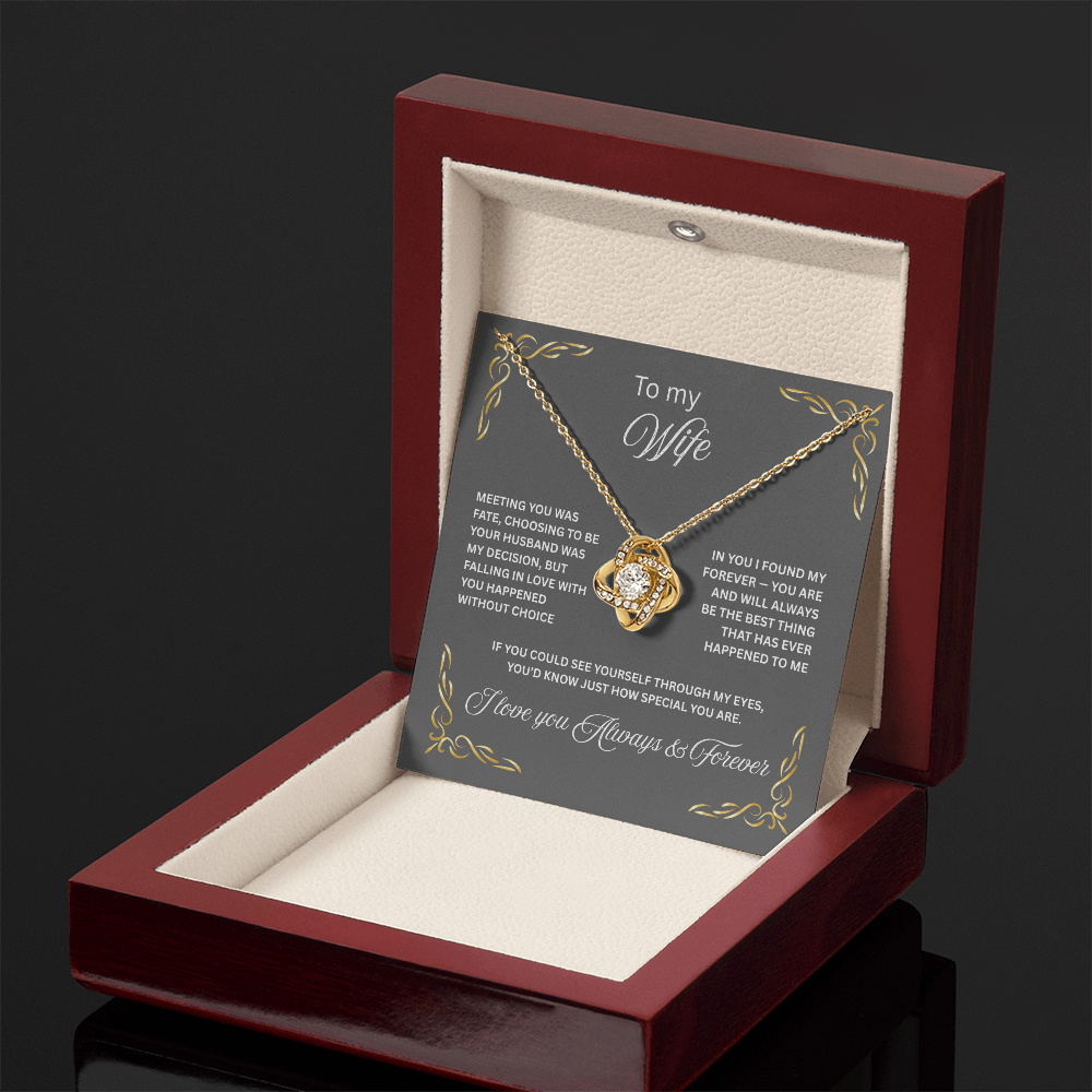 To my Wife Necklace I Birthday I Anniversary