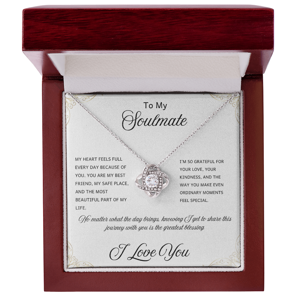 To My Soulmate Necklace I Birthday I Anniversary